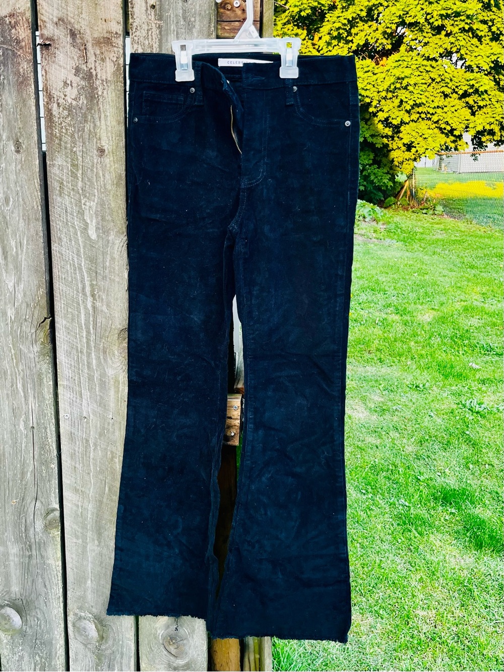Celebrity Pink Black Wide-Leg Flare Jeans Y2K